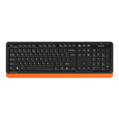 Клавиатура + мышь A4Tech Fstyler FG1010 клав:черный/оранжевый мышь:черный/оранжевый USB беспроводная Multimedia (FG1010 ORANGE)